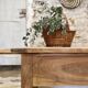 Farmhouse table with bread board