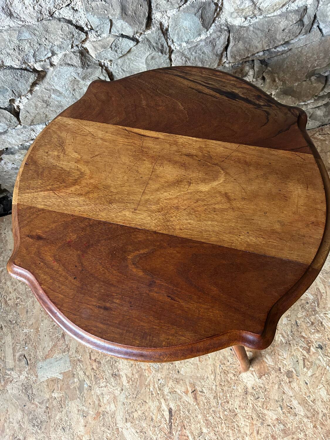 Antique wooden side table