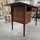 Vintage Danish teak drop-leaf desk 1960