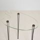 GLASS ARTIST'S PALETTE SIDE TABLE, CIRCA 1960S