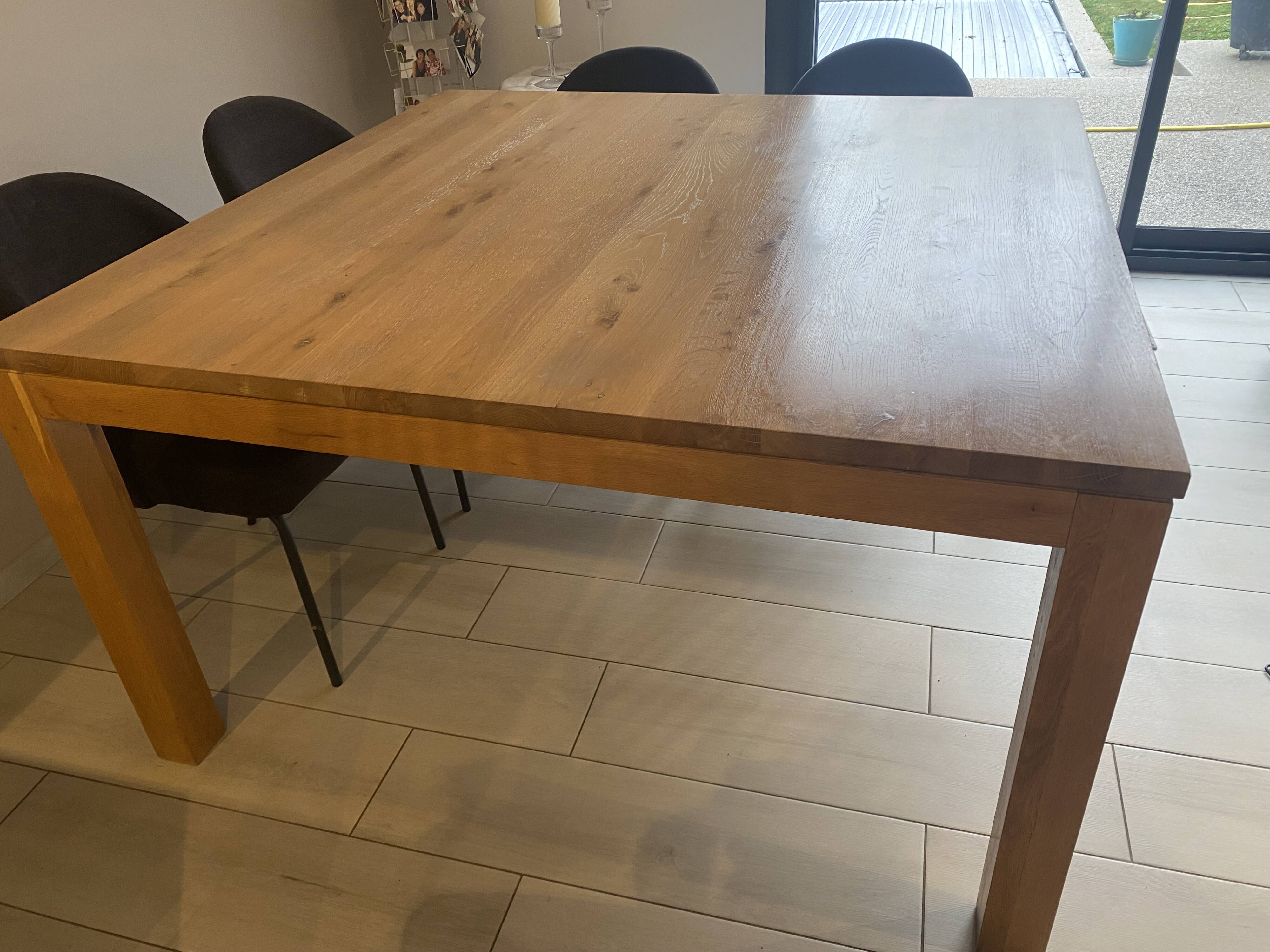 An Ethnicraft dining table