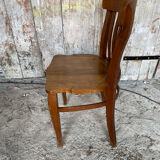 Vintage 1930s Solid Oak Office Chair