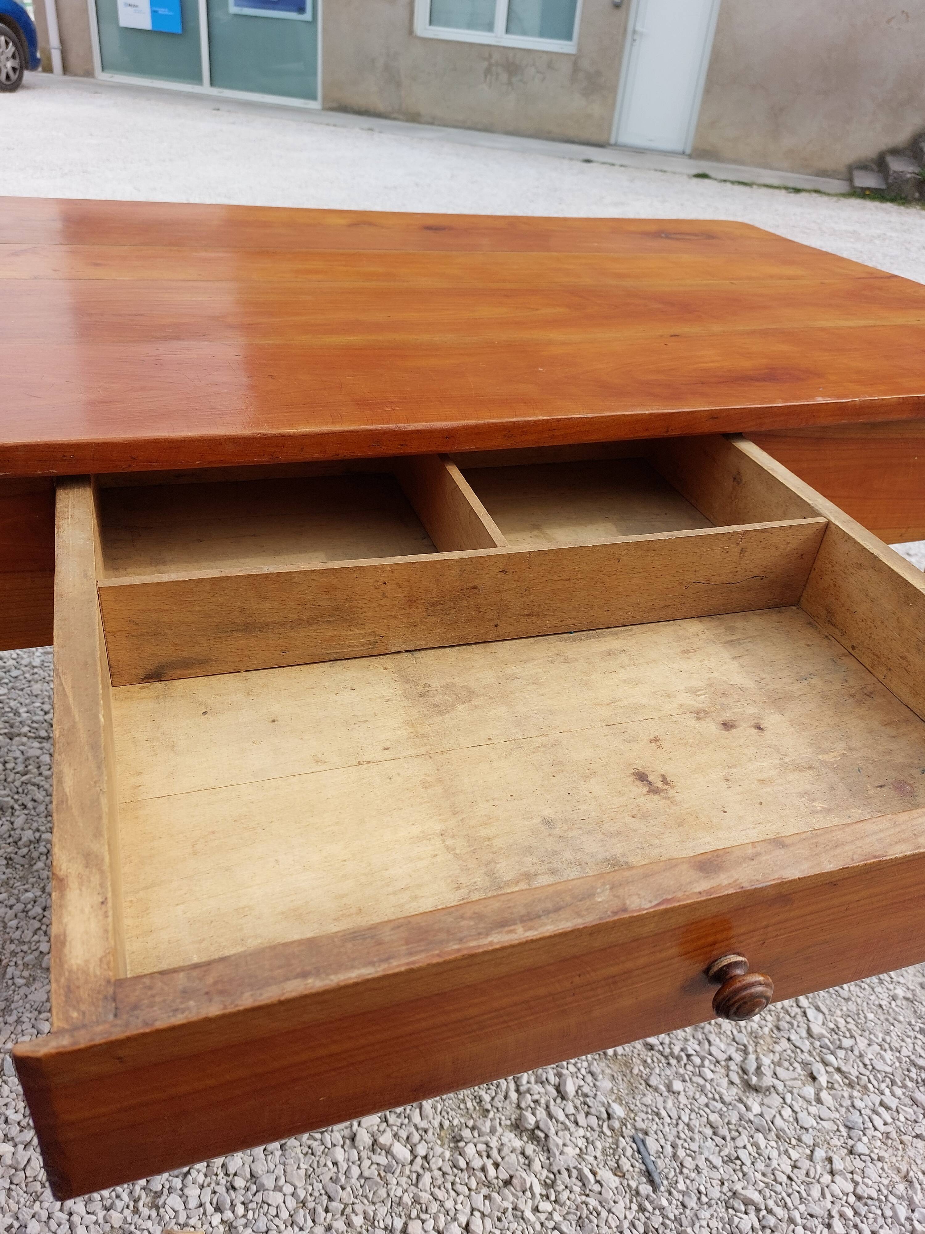 Cherry farm table 19th -1m50