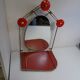 Wall coat holder vintage perforated sheet metal