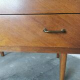 Chest of drawers from the 50s, compass feet