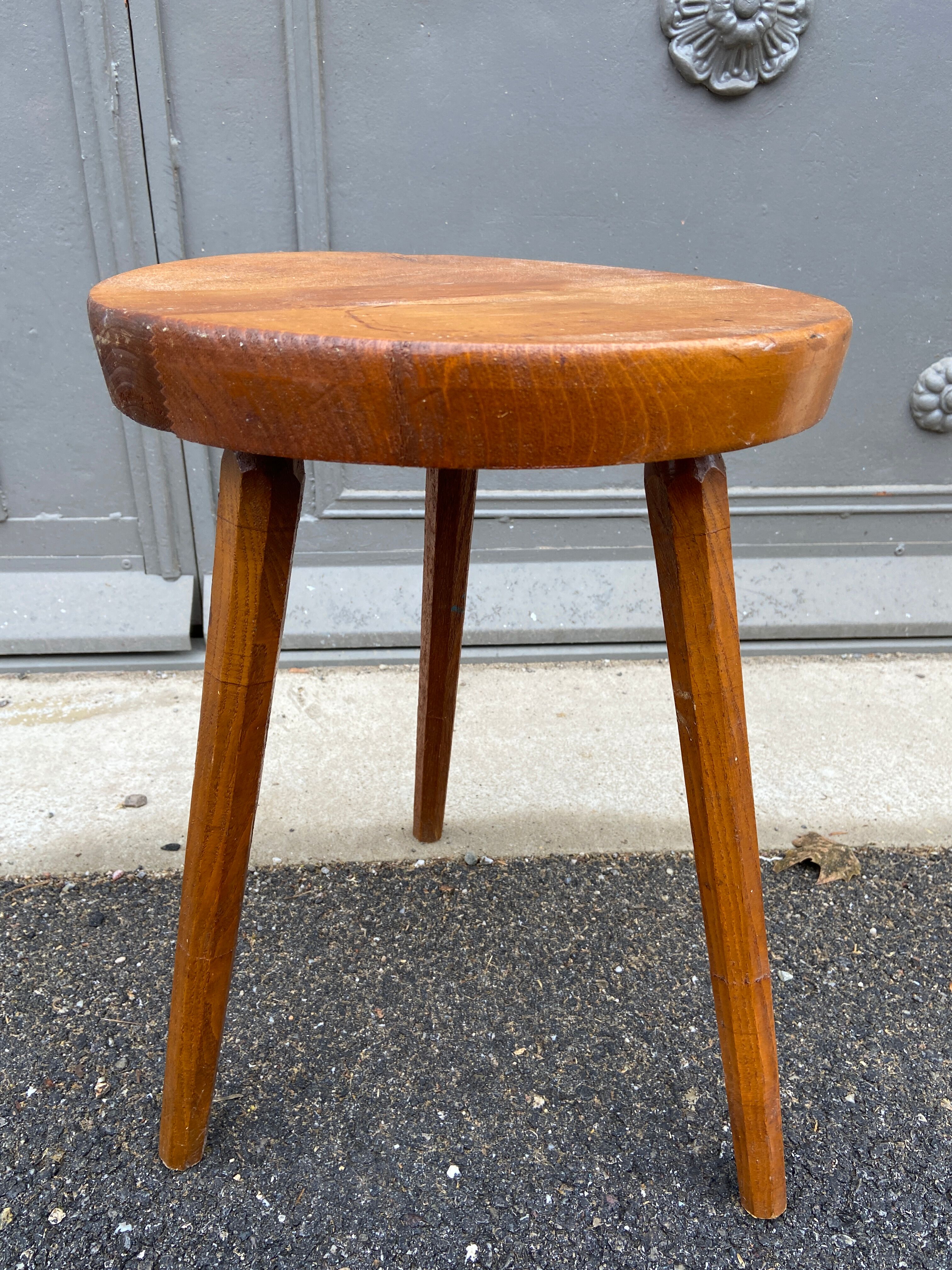 Scandinavian stool vintage tripod plant holder midcentury 50s