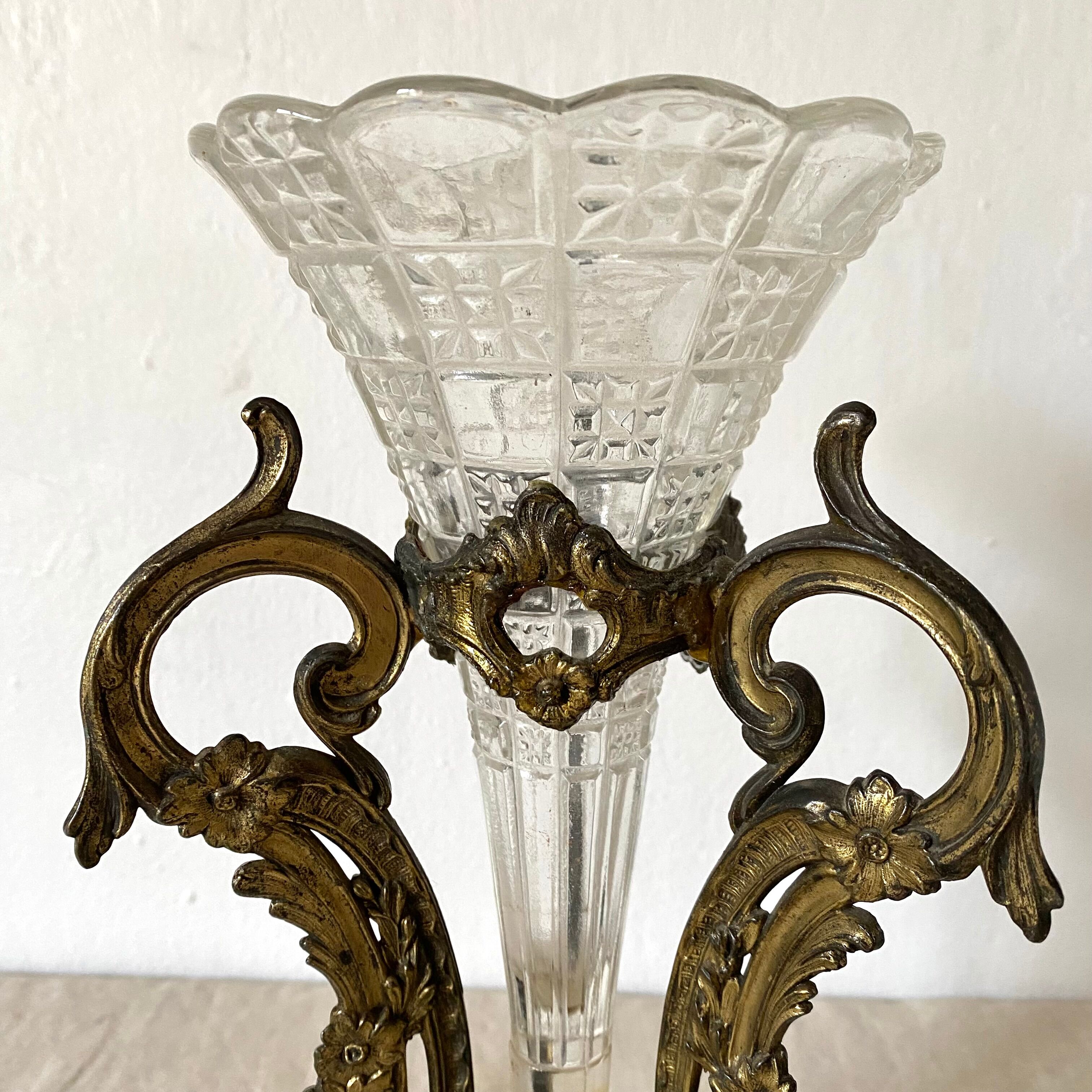 Art nouveau cornet vase