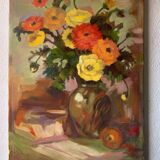 Oil painting on canvas still life
