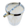 ancient glass and metal ice bucket