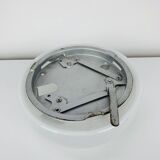 Vintage half-sphere opaline wall lamp