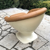 French Plastic Club Chair by Raphael Raffel, 1970s