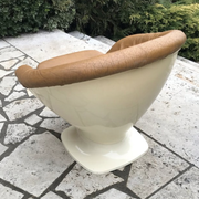 French Plastic Club Chair by Raphael Raffel, 1970s