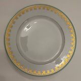 5 assiettes à dessert en porcelaine