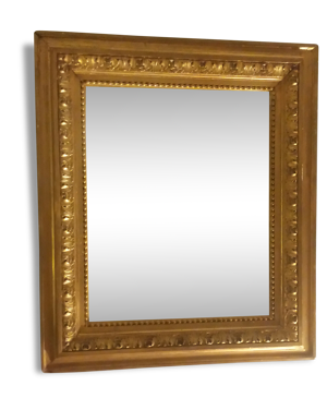 miroir en bois doré