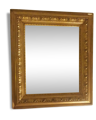 Gold wood mirror