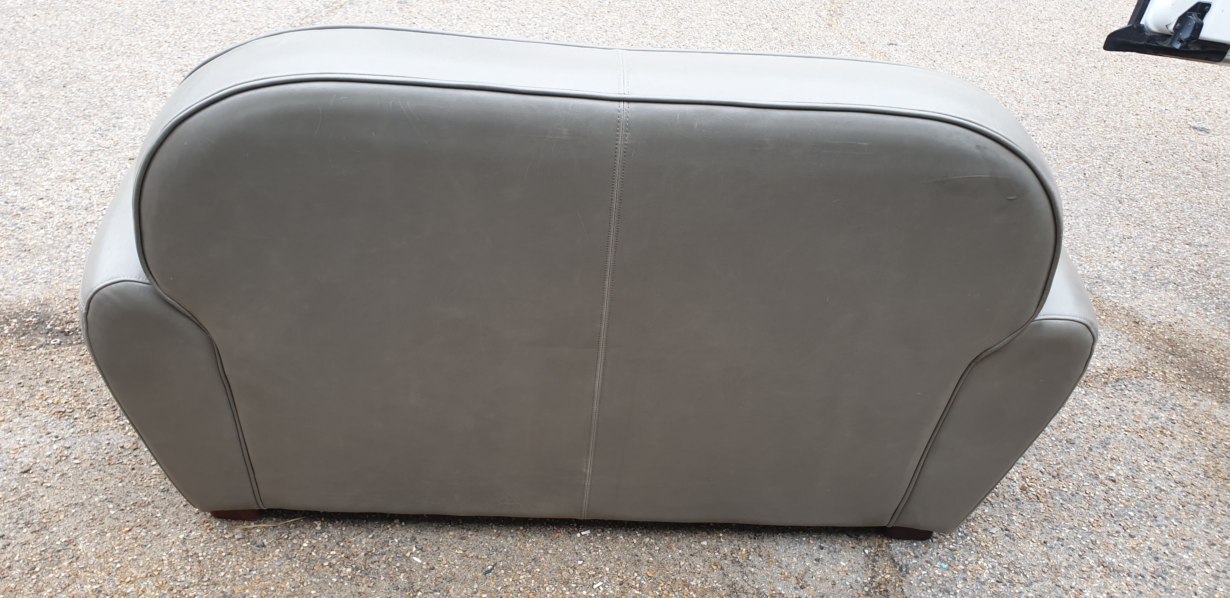 Leather club sofa