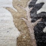 Vintage Tibetan Art Deco Khaden rug 92cm x 206cm 1960s