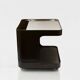 Brown 1970s Space Age Bar Cart Game by Marcello Siard for Longato