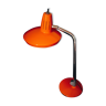 Lampe de bureau vintage Fase orange articulée
