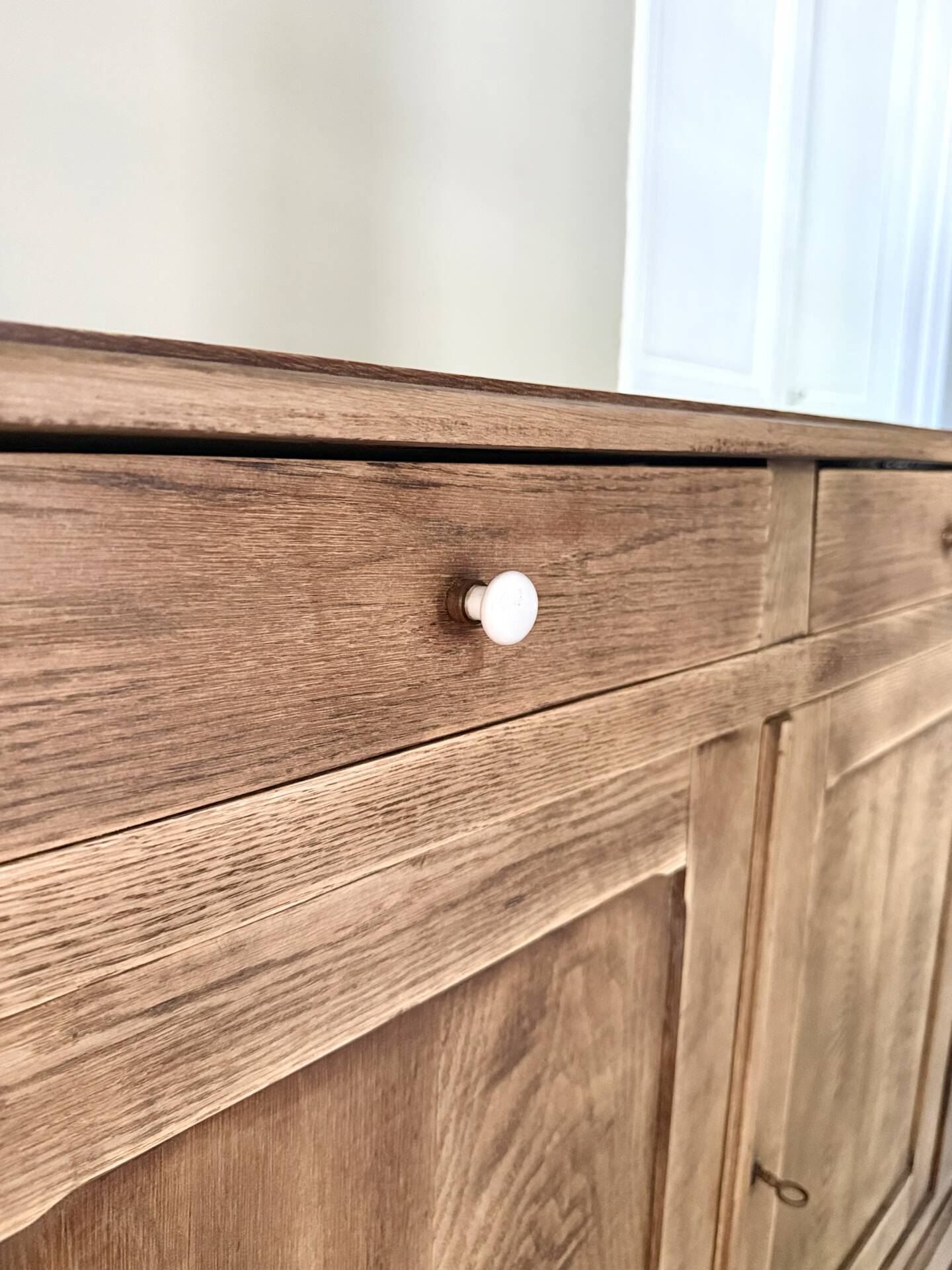 Solid oak sideboard