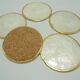 Set de 5 sous-verre en nacre