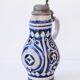 19th Century German Glazed Westerwald Pitcher Biedermeir 2,5L