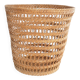 Mid-Century Modern Wicker Wastebasket