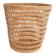 Mid-Century Modern Wicker Wastebasket