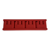 Portemanteau mural "Minivip" rouge par Benanti & Brunori pour Velca Legnano, 1970s