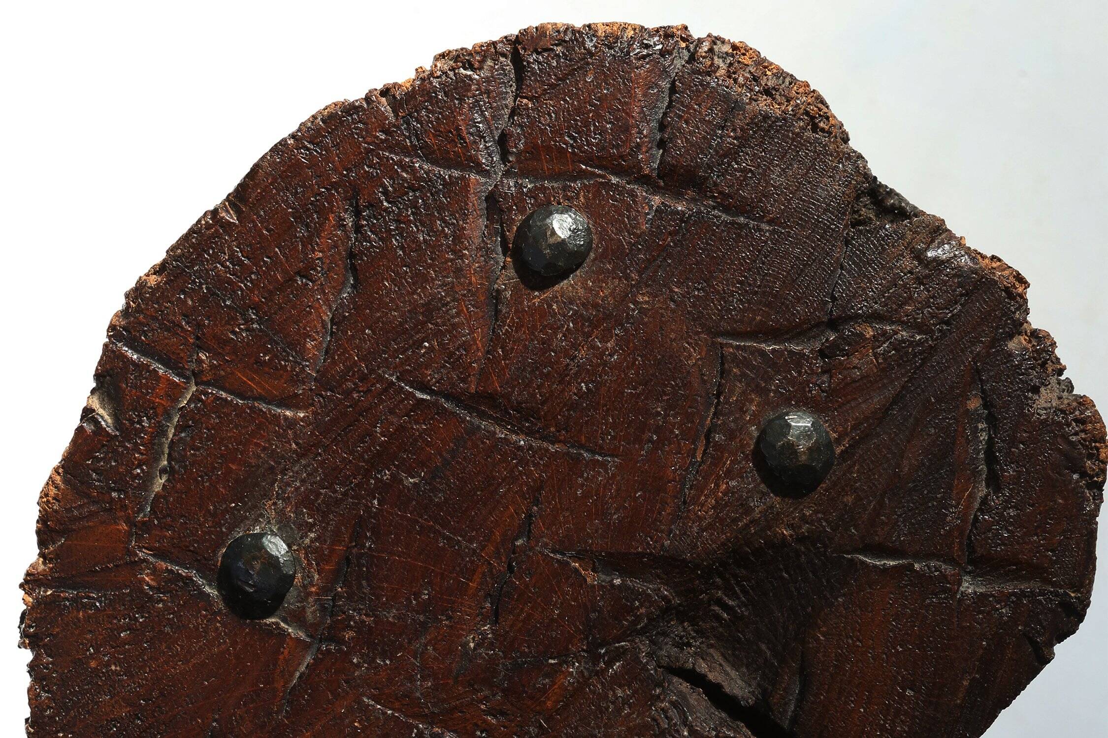 Tabouret en chêne fait main rustique, France, 19ème siècle