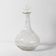 Glass Decanter / Mid-century Patterned Wine Carafe / Empoli / Italy / 1950s