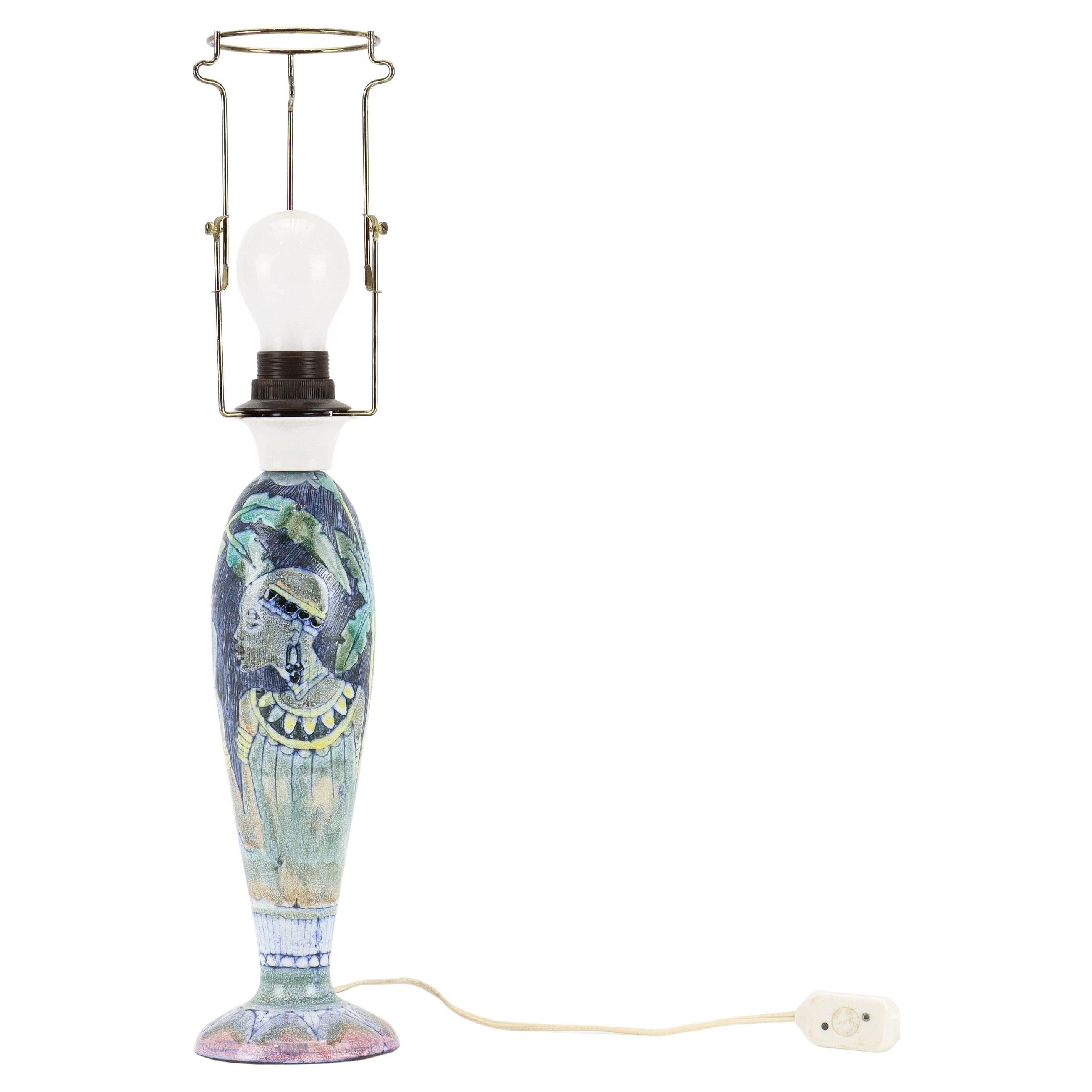 Tilgmans ceramic table lamp Sweden 1960