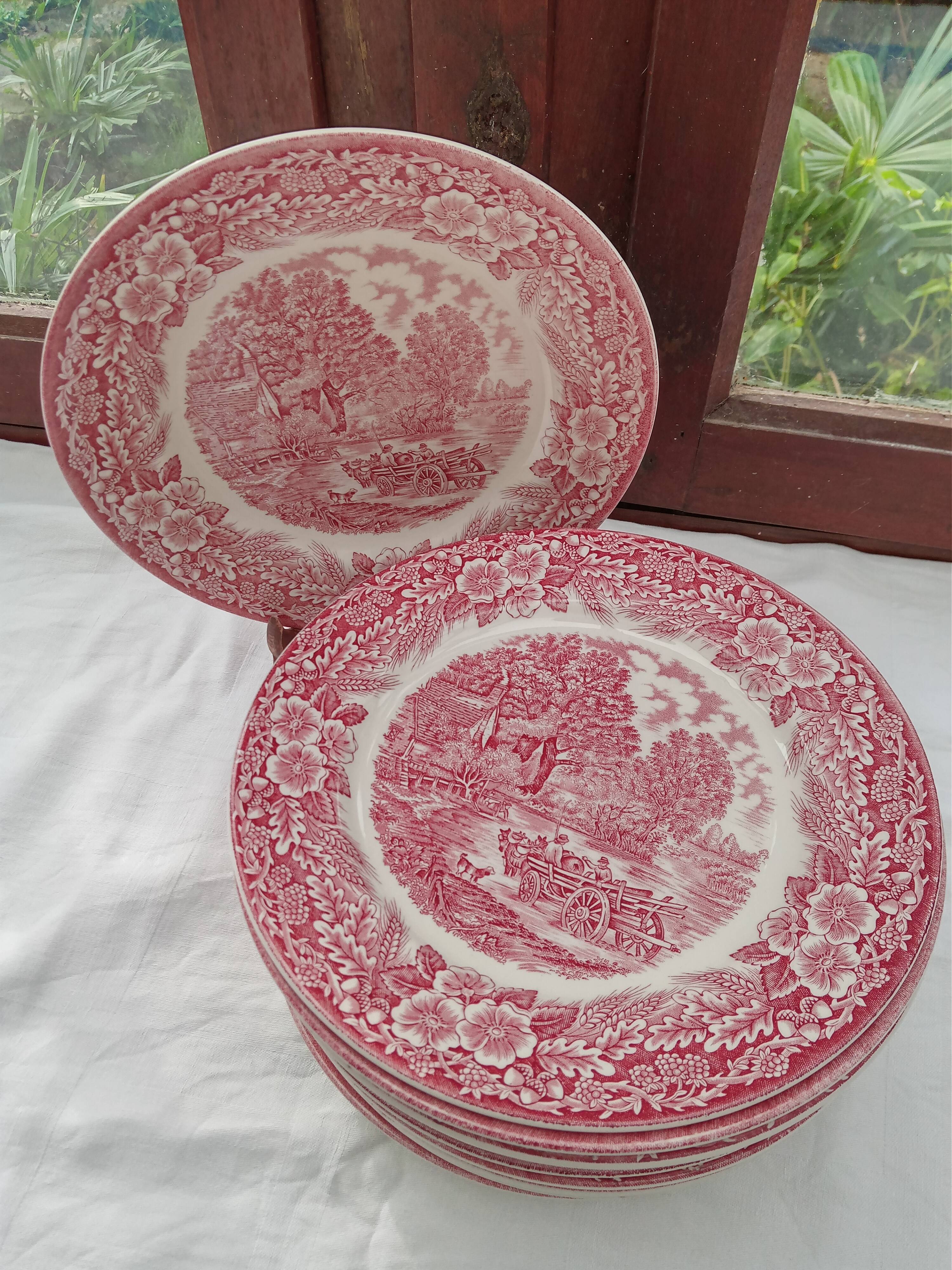 14 English flat plates