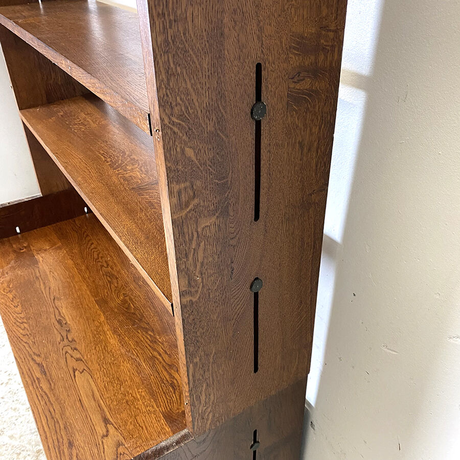 Modular shelf solid oak vintage 80's