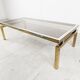 Brass coffee table by, 1970s