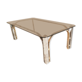 Glass coffee table