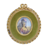Portrait médaillon miniature