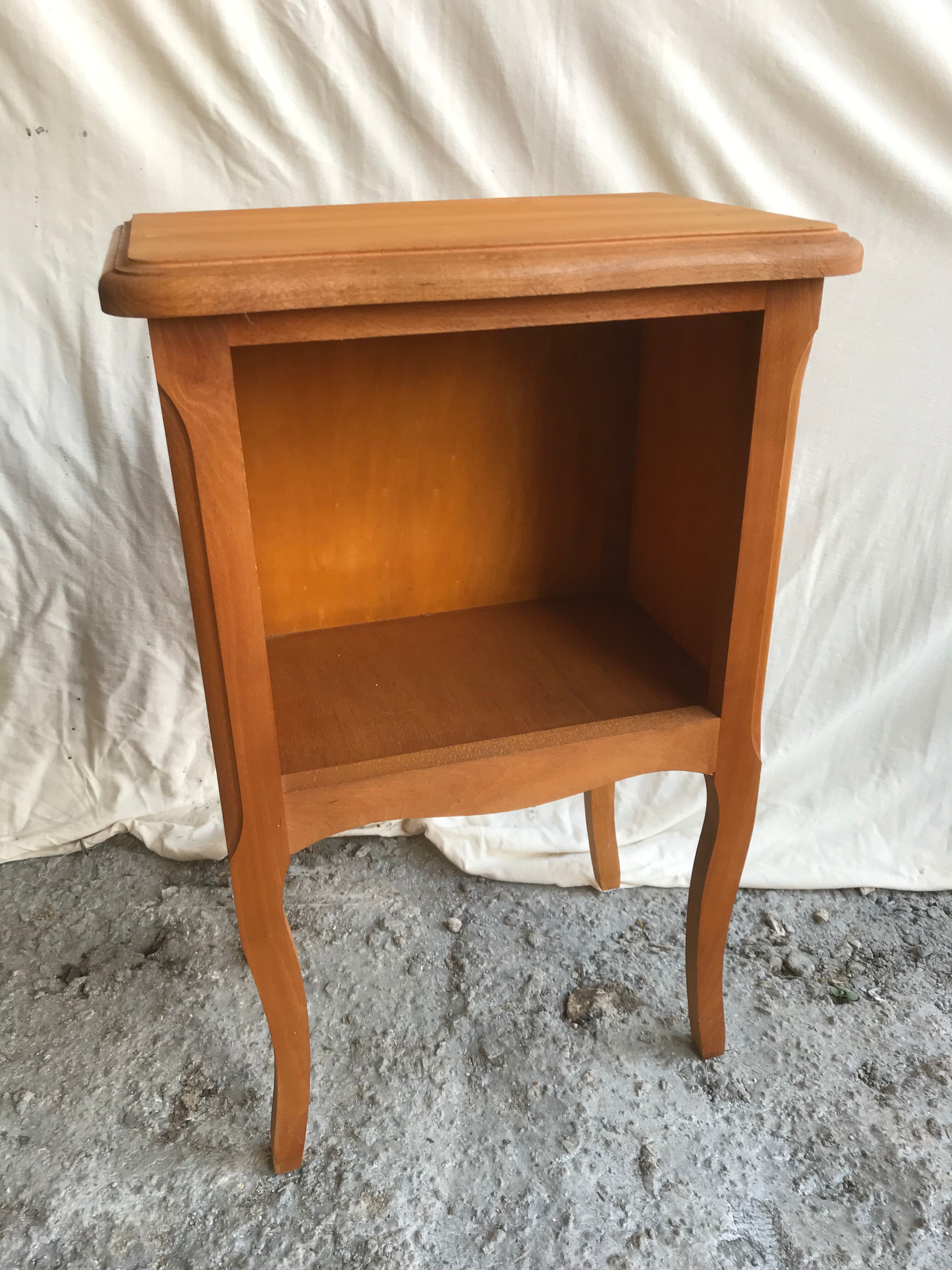 Pair old bedside table