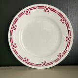 Set of 12 dessert plates Saint Amand 1930