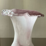 Vase champignon vintage en pâte de verre Murano