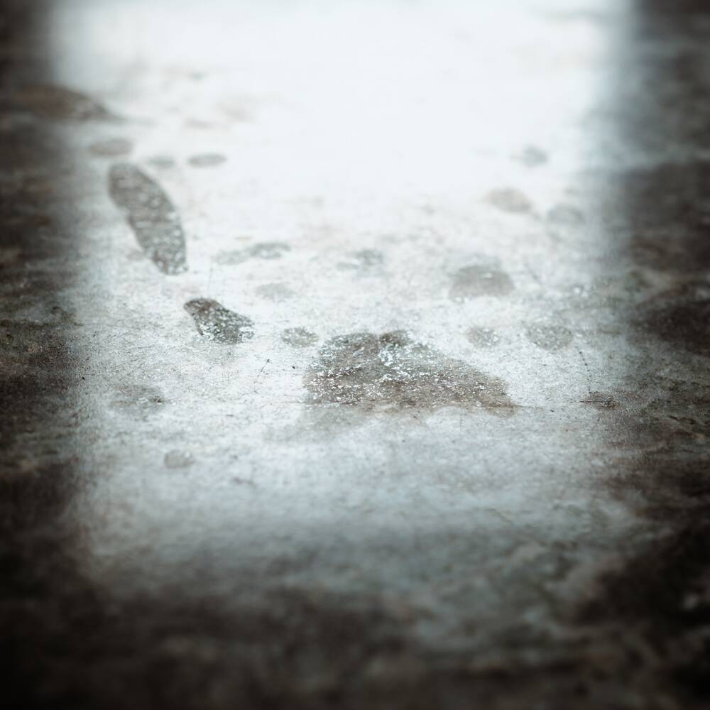 Kho liang ie dining table in aluminium and green marble, dutch, 1970s