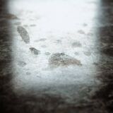 Kho liang ie dining table in aluminium and green marble, dutch, 1970s