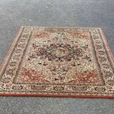 Oriental rug from India Taj Mahal burgundy flowers 160x230