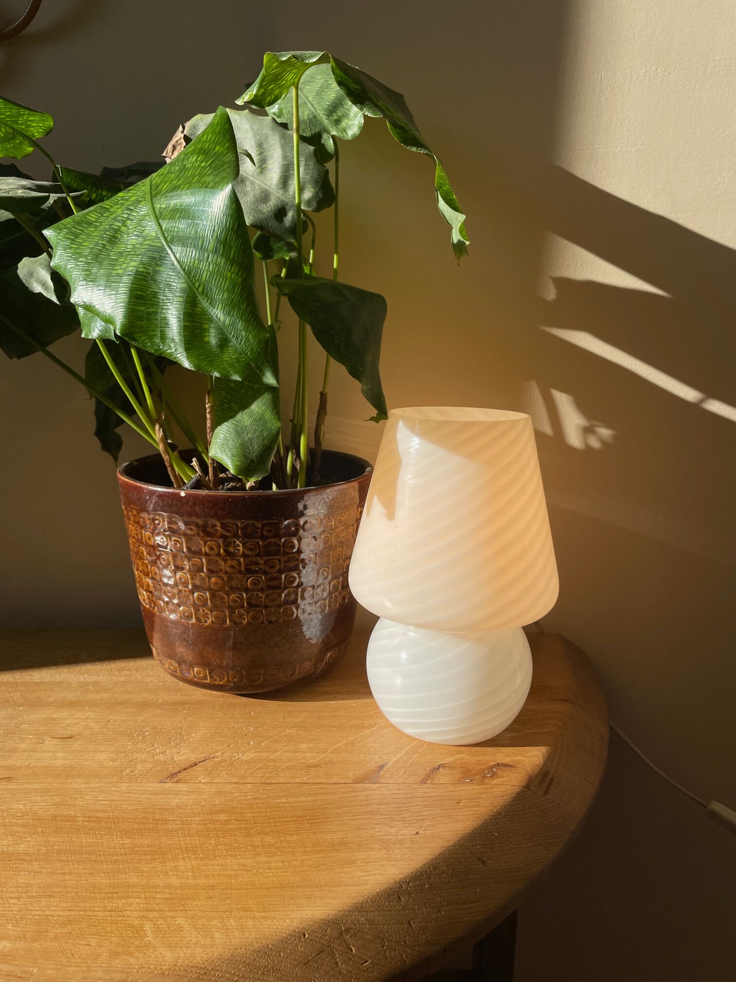 Lampe champignon Murano