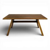 Table Torbecchia in Walnut by Giovanni Michelucci for Poltronova