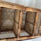 Rattan shelf