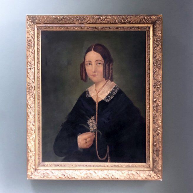 Tableau "La jeune femme au jasmin"