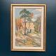 Large Original Swedish Oil on Canvas - “Forest” by Katharina Fontain - Signed - Vintage & Framed - 60 × 80 cm (23.6" × 31.5")