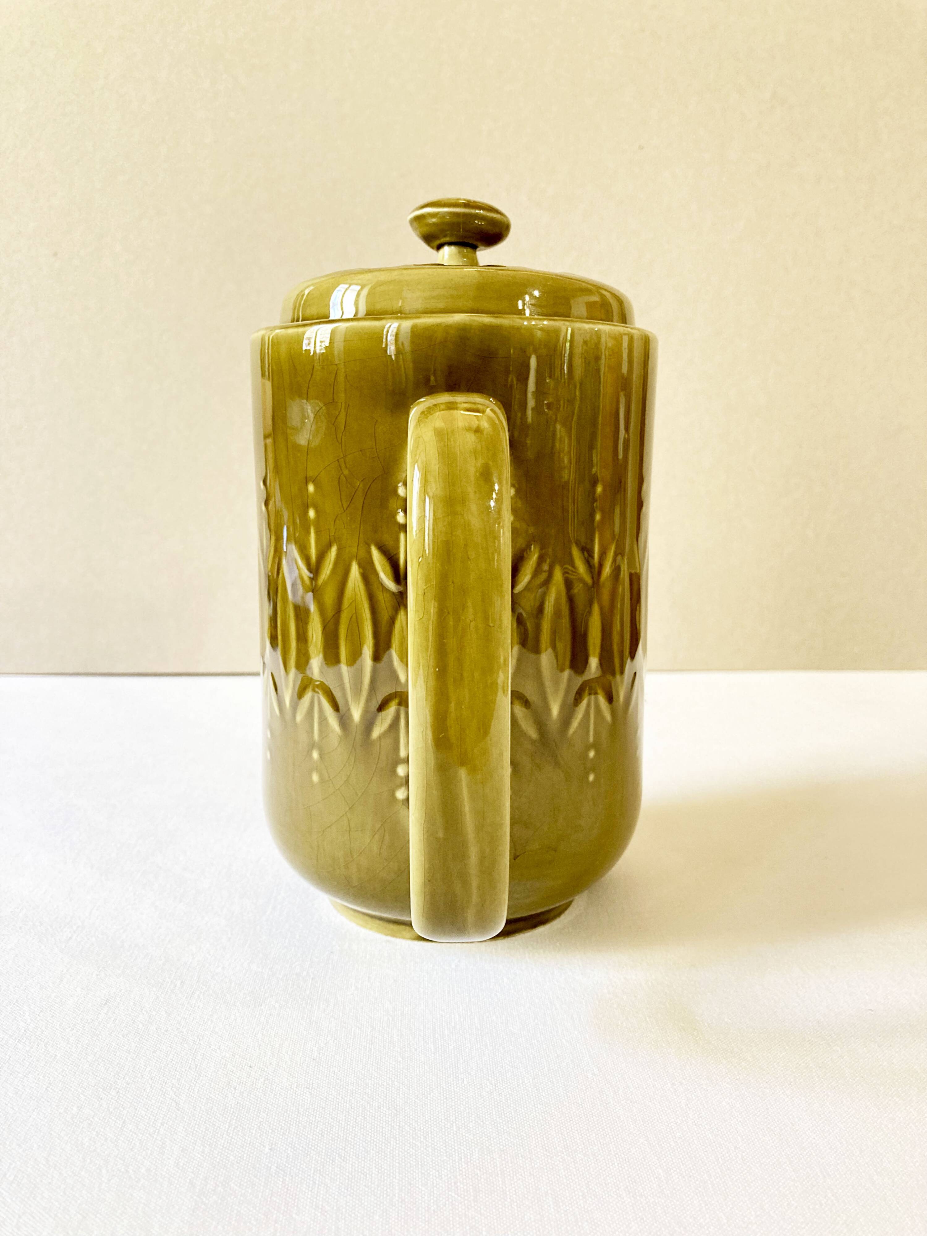 Sarreguemines ceramic coffee maker