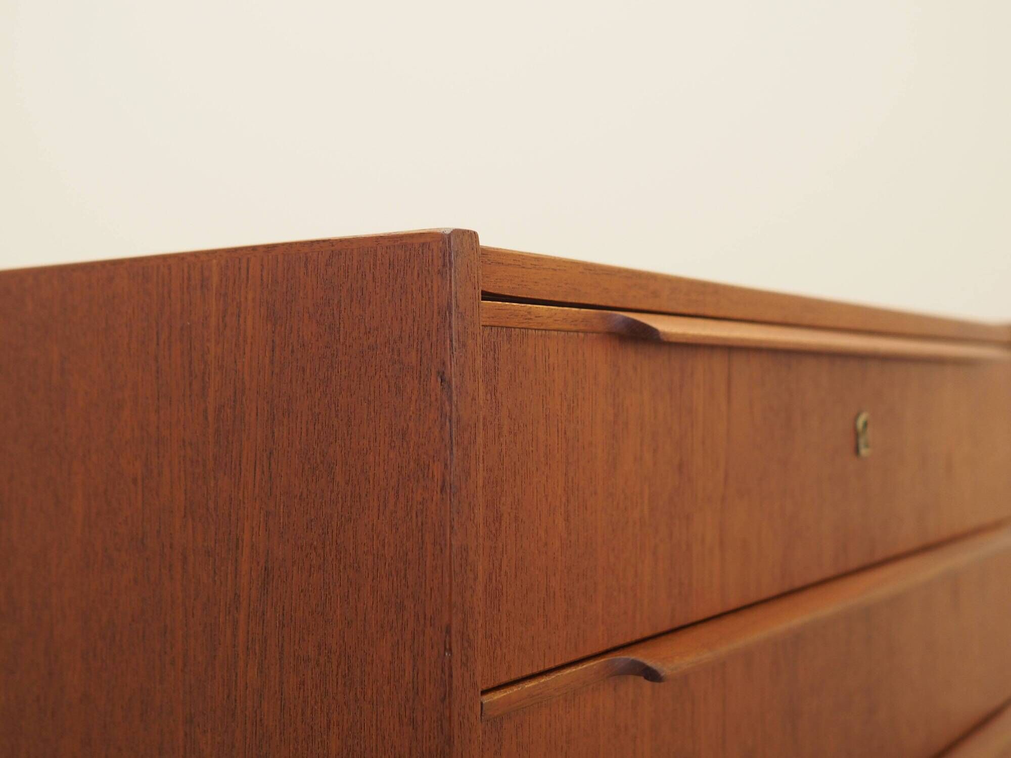 Teak chest of drawers from the 1960s, Denmark